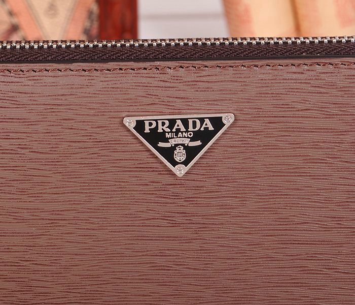 2014 Prada Saffiano Leather Clutch 8P601 khaki for sale